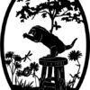 Garden Cat Oval 6