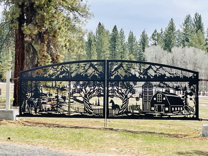 Mountain Driveway Gate