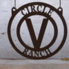 Circle V Ranch Sign