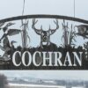 "Cochran" custom metal deer, ducks, and fish sign