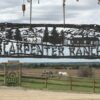 "Carpenter Ranch" metal ranch sign