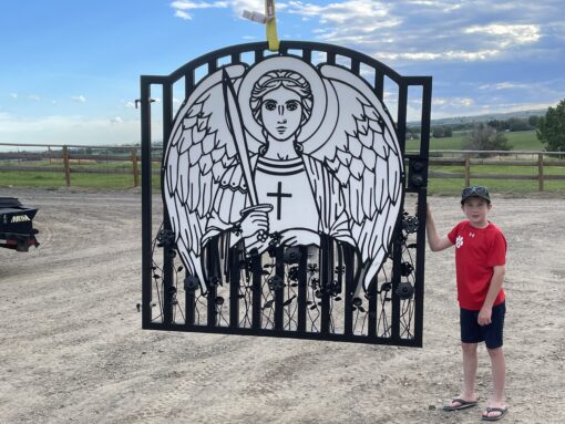 Metal Private School Security Gate