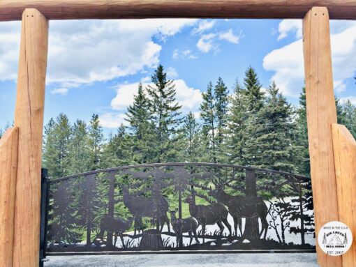 Elk driveway gate