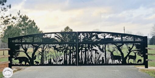 deer driveway gate